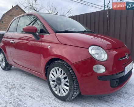 Красный Фиат 500, объемом двигателя 1.24 л и пробегом 166 тыс. км за 7100 $, фото 1 на Automoto.ua