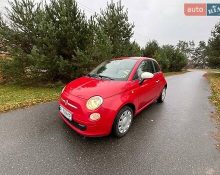 Красный Фиат 500, объемом двигателя 1.24 л и пробегом 98 тыс. км за 7300 $, фото 1 на Automoto.ua