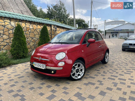 Красный Фиат 500, объемом двигателя 1.24 л и пробегом 170 тыс. км за 6700 $, фото 1 на Automoto.ua