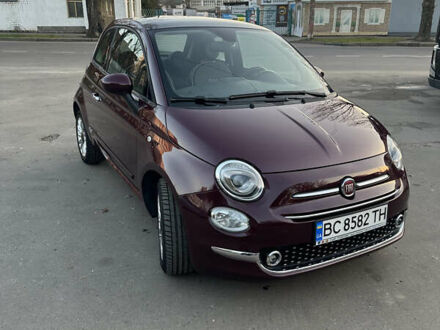Красный Фиат 500, объемом двигателя 1.24 л и пробегом 75 тыс. км за 9200 $, фото 1 на Automoto.ua