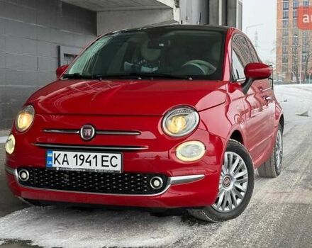 Красный Фиат 500, объемом двигателя 1.24 л и пробегом 36 тыс. км за 10200 $, фото 1 на Automoto.ua