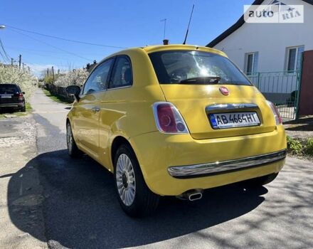 Желтый Фиат 500, объемом двигателя 1.24 л и пробегом 195 тыс. км за 5750 $, фото 9 на Automoto.ua
