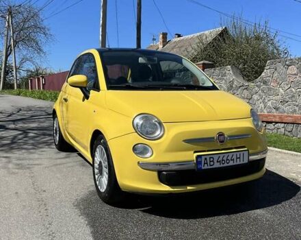 Желтый Фиат 500, объемом двигателя 1.24 л и пробегом 195 тыс. км за 5750 $, фото 2 на Automoto.ua