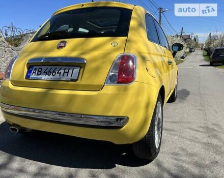 Желтый Фиат 500, объемом двигателя 1.24 л и пробегом 195 тыс. км за 5750 $, фото 11 на Automoto.ua