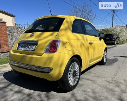 Желтый Фиат 500, объемом двигателя 1.24 л и пробегом 195 тыс. км за 5750 $, фото 7 на Automoto.ua