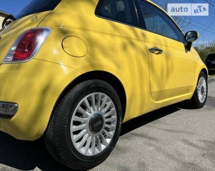 Желтый Фиат 500, объемом двигателя 1.24 л и пробегом 195 тыс. км за 5750 $, фото 12 на Automoto.ua