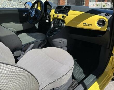 Желтый Фиат 500, объемом двигателя 1.24 л и пробегом 195 тыс. км за 5750 $, фото 13 на Automoto.ua