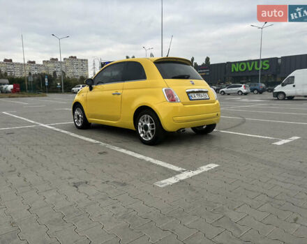 Желтый Фиат 500, объемом двигателя 1.37 л и пробегом 103 тыс. км за 5400 $, фото 4 на Automoto.ua