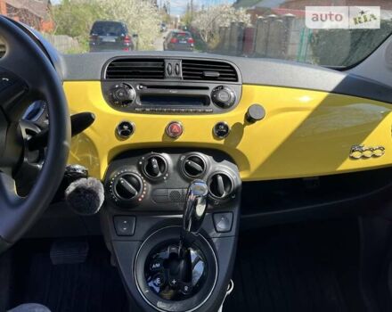 Желтый Фиат 500, объемом двигателя 1.24 л и пробегом 195 тыс. км за 5750 $, фото 22 на Automoto.ua