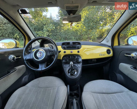 Желтый Фиат 500, объемом двигателя 1.24 л и пробегом 130 тыс. км за 6000 $, фото 6 на Automoto.ua