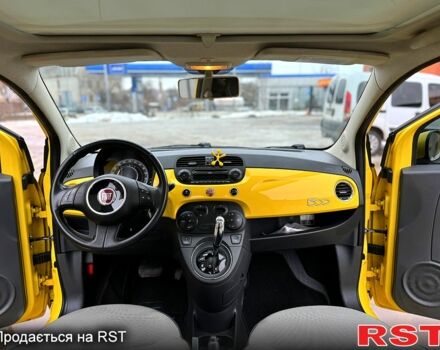 Желтый Фиат 500, объемом двигателя 1.2 л и пробегом 190 тыс. км за 5900 $, фото 5 на Automoto.ua