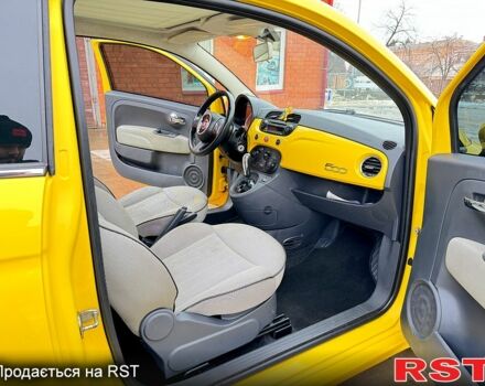 Желтый Фиат 500, объемом двигателя 1.2 л и пробегом 190 тыс. км за 5900 $, фото 8 на Automoto.ua