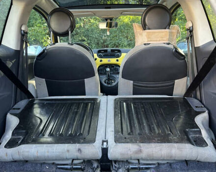 Желтый Фиат 500, объемом двигателя 1.24 л и пробегом 130 тыс. км за 6000 $, фото 7 на Automoto.ua