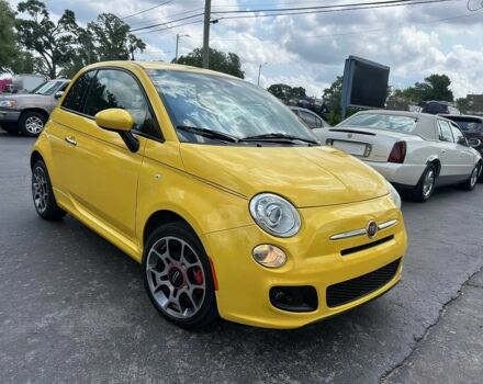 Желтый Фиат 500, объемом двигателя 1.4 л и пробегом 78 тыс. км за 6200 $, фото 2 на Automoto.ua