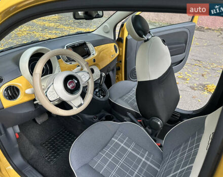 Желтый Фиат 500, объемом двигателя 1.24 л и пробегом 80 тыс. км за 10999 $, фото 3 на Automoto.ua
