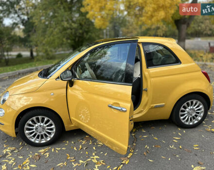 Желтый Фиат 500, объемом двигателя 1.24 л и пробегом 80 тыс. км за 10999 $, фото 29 на Automoto.ua