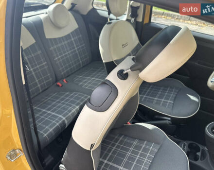 Желтый Фиат 500, объемом двигателя 1.24 л и пробегом 80 тыс. км за 10999 $, фото 8 на Automoto.ua
