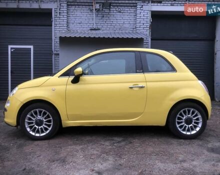 Жовтий Фіат 500, об'ємом двигуна 1.37 л та пробігом 79 тис. км за 8500 $, фото 3 на Automoto.ua