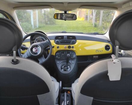 Желтый Фиат 500, объемом двигателя 1.2 л и пробегом 119 тыс. км за 7000 $, фото 1 на Automoto.ua