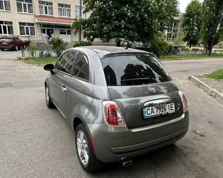 Серый Фиат 500, объемом двигателя 1.37 л и пробегом 132 тыс. км за 7200 $, фото 2 на Automoto.ua