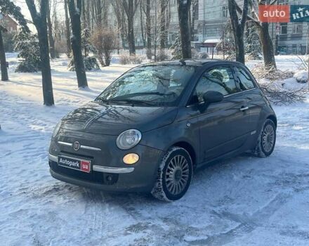 Серый Фиат 500, объемом двигателя 1.3 л и пробегом 81 тыс. км за 8590 $, фото 1 на Automoto.ua