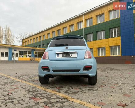 Синий Фиат 500, объемом двигателя 1.3 л и пробегом 283 тыс. км за 6999 $, фото 3 на Automoto.ua