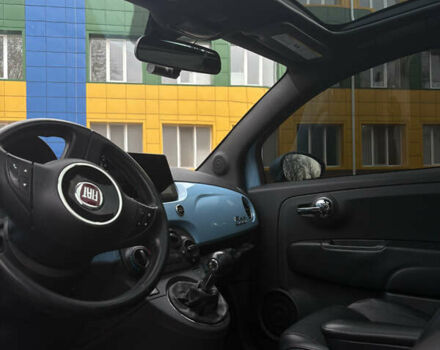 Синий Фиат 500, объемом двигателя 1.3 л и пробегом 283 тыс. км за 6999 $, фото 6 на Automoto.ua