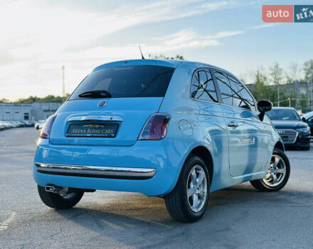 Синій Фіат 500, об'ємом двигуна 1.24 л та пробігом 77 тис. км за 8100 $, фото 1 на Automoto.ua