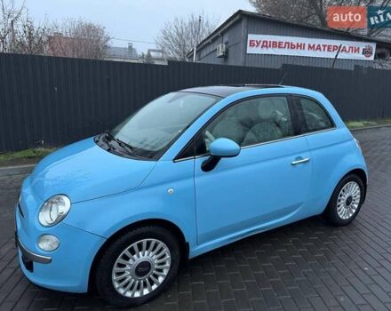Синий Фиат 500, объемом двигателя 1.24 л и пробегом 188 тыс. км за 6300 $, фото 1 на Automoto.ua