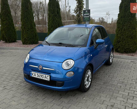 Синий Фиат 500, объемом двигателя 1.37 л и пробегом 124 тыс. км за 8500 $, фото 1 на Automoto.ua