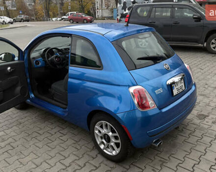 Синий Фиат 500, объемом двигателя 1.37 л и пробегом 125 тыс. км за 8500 $, фото 4 на Automoto.ua