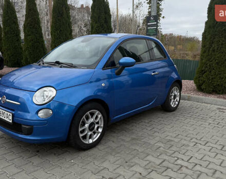 Синий Фиат 500, объемом двигателя 1.37 л и пробегом 125 тыс. км за 8500 $, фото 1 на Automoto.ua