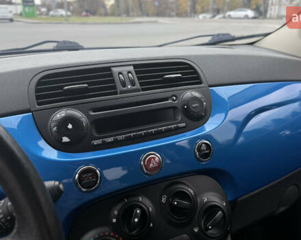 Синий Фиат 500, объемом двигателя 1.37 л и пробегом 124 тыс. км за 8500 $, фото 8 на Automoto.ua