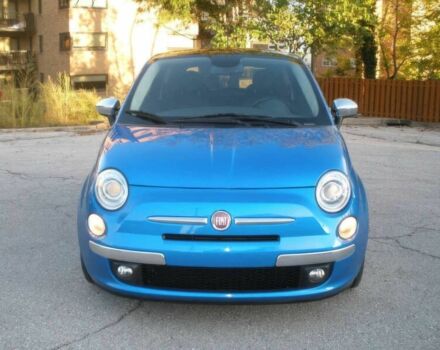 Синий Фиат 500, объемом двигателя 1.4 л и пробегом 79 тыс. км за 5500 $, фото 1 на Automoto.ua