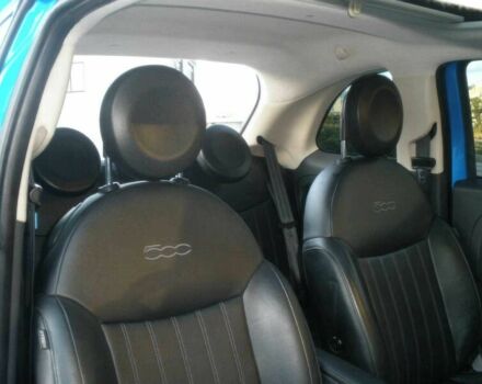 Синий Фиат 500, объемом двигателя 1.4 л и пробегом 79 тыс. км за 5500 $, фото 10 на Automoto.ua