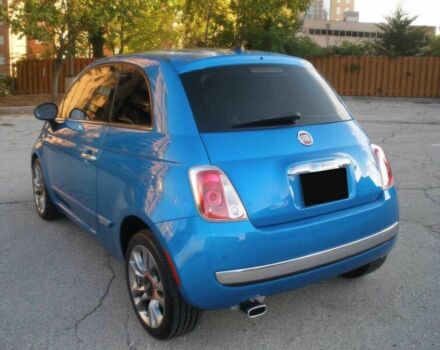Синий Фиат 500, объемом двигателя 1.4 л и пробегом 79 тыс. км за 5500 $, фото 3 на Automoto.ua