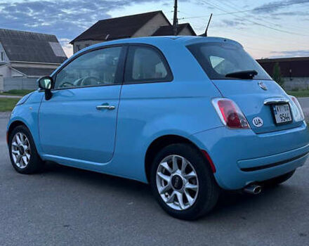 Синий Фиат 500, объемом двигателя 1.37 л и пробегом 105 тыс. км за 6500 $, фото 1 на Automoto.ua