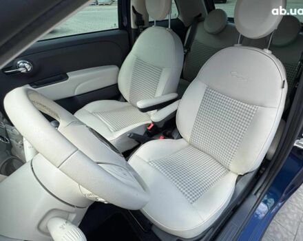 Синий Фиат 500, объемом двигателя 1.4 л и пробегом 21 тыс. км за 10990 $, фото 14 на Automoto.ua