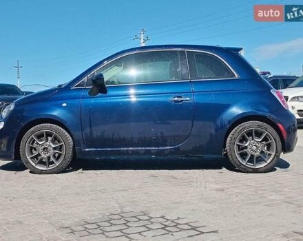 Синий Фиат 500, объемом двигателя 1.4 л и пробегом 21 тыс. км за 10990 $, фото 2 на Automoto.ua