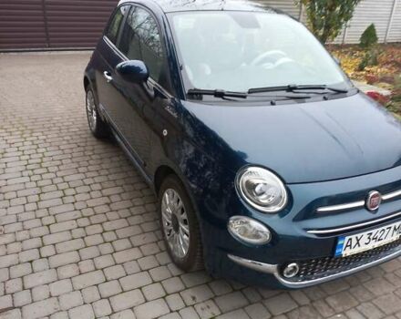 Синий Фиат 500, объемом двигателя 1.24 л и пробегом 6 тыс. км за 14800 $, фото 3 на Automoto.ua