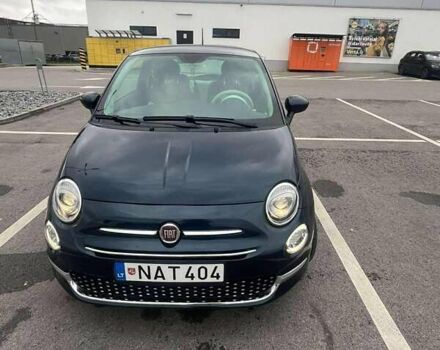 Синий Фиат 500, объемом двигателя 0.9 л и пробегом 33 тыс. км за 9216 $, фото 1 на Automoto.ua
