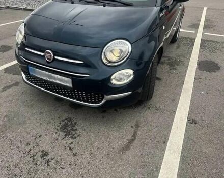 Синий Фиат 500, объемом двигателя 0.9 л и пробегом 33 тыс. км за 9200 $, фото 3 на Automoto.ua
