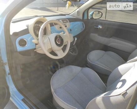 Синий Фиат 500, объемом двигателя 1.4 л и пробегом 145 тыс. км за 7700 $, фото 14 на Automoto.ua