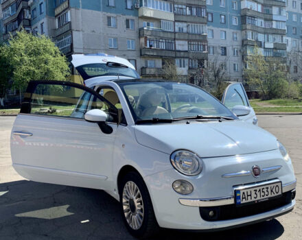 Синій Фіат 500, об'ємом двигуна 1.24 л та пробігом 89 тис. км за 6400 $, фото 1 на Automoto.ua