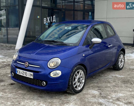 Синий Фиат 500, объемом двигателя 1.4 л и пробегом 199 тыс. км за 6950 $, фото 1 на Automoto.ua