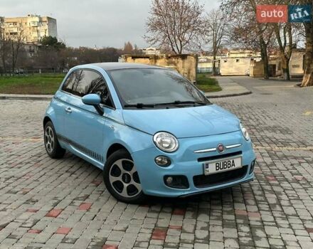 Синий Фиат 500, объемом двигателя 1.3 л и пробегом 283 тыс. км за 6999 $, фото 1 на Automoto.ua