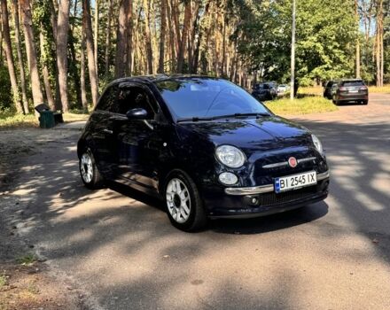 Синий Фиат 500, объемом двигателя 1.2 л и пробегом 165 тыс. км за 5900 $, фото 1 на Automoto.ua