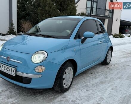 Синий Фиат 500, объемом двигателя 1.24 л и пробегом 114 тыс. км за 7800 $, фото 1 на Automoto.ua