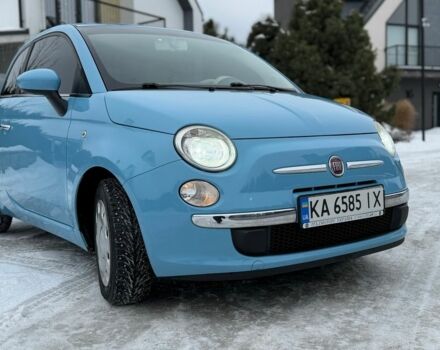 Синий Фиат 500, объемом двигателя 1.24 л и пробегом 114 тыс. км за 7800 $, фото 1 на Automoto.ua