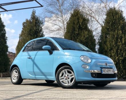 Синій Фіат 500, об'ємом двигуна 1.2 л та пробігом 67 тис. км за 9700 $, фото 1 на Automoto.ua